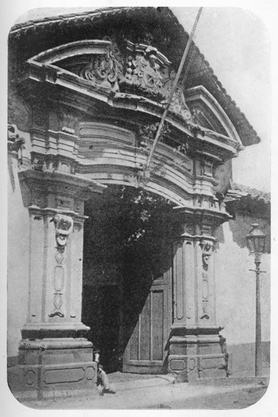 オールドサンティアゴ-1750年から1810年、1911年のスペインの占領中に建てられた、数少ない家の1つ 作： Unbekannt
