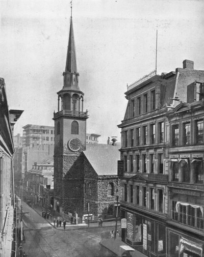 旧南教会、ボストン、米国、c1900。 作： Unbekannt