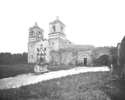 Old Spanish Mission、サンアントニオ、テキサス、米国、c1900。 作： Unbekannt