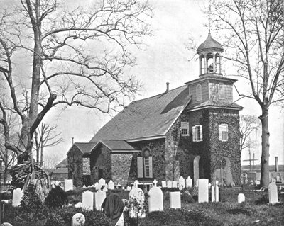 旧スウェーデン教会、ウィルミントン、デラウェア、米国、c1900。 作： Unbekannt