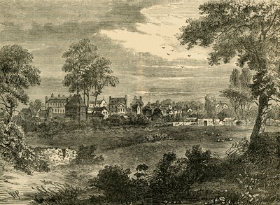 ケンジントンの旧ビュー、1750年頃、c1876。 作： Unbekannt