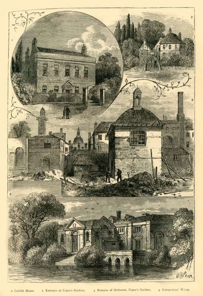 ランベスの古いビュー、c1878。 作： Unbekannt