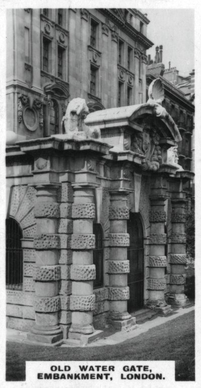 古い水門、堤防、ロンドン、c1920s 作： Unbekannt