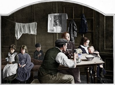 ロンドン、スラムランドの古い部屋c1900 1901 作： Unbekannt