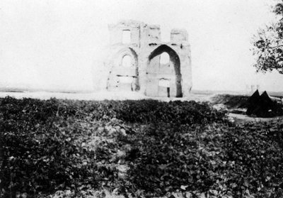 ティグリス川のほとりの古い遺跡、モスル、メソポタミア、1918年 作： Unbekannt