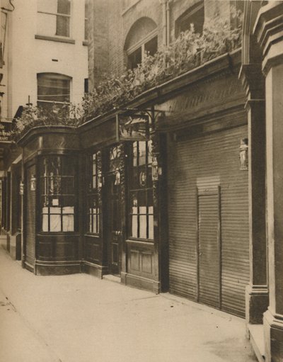 Olde Dr.バトラーズヘッド、1616年、メイソンズアベニューに設立、c1935。 作： Unbekannt