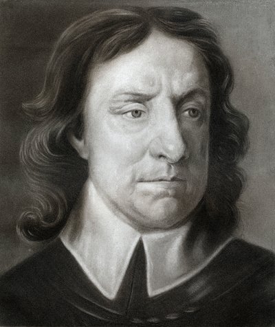 オリバー・クロムウェル、1599年-1658年、イギリス軍の指導者および政治家、1657年、1899年。 作： Unbekannt