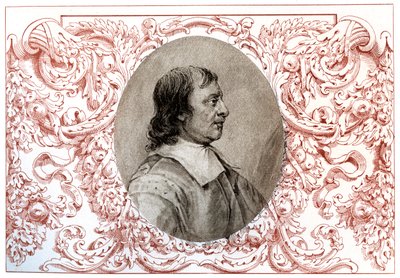 オリバークロムウェル、1599年〜1658年、イギリス軍の指導者および政治家、1899年 作： Unbekannt