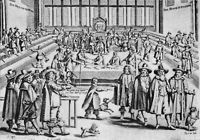 長い議会を解散するオリバークロムウェル、1653年、1903年 作： Unbekannt