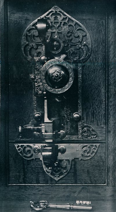 オリバークロムウェルズポータブルスチールロック、c17世紀、1904 作： Unbekannt