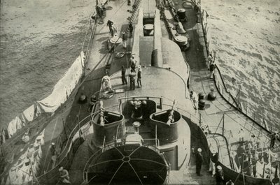 1919年、フランスのドレッドノートに乗船。 作： Unbekannt