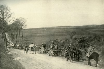 塹壕への道、1919年。 作： Unbekannt
