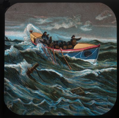 難破船、c1900に向かう途中。 作： Unbekannt