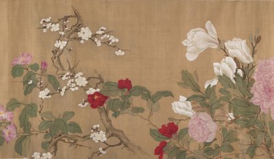 100の花、18世紀。 作： Unbekannt