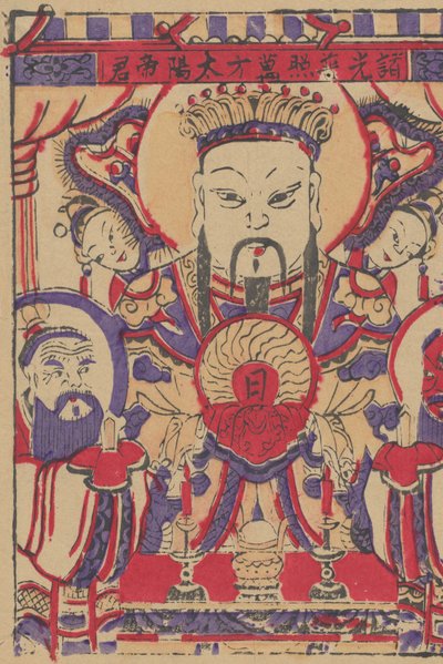 年賀絵を含む135点の木版画、19～20世紀。 作： Unbekannt