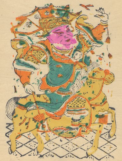 年賀絵を含む135点の木版画、19～20世紀。 作： Unbekannt