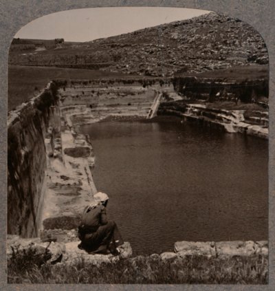 ソロモンのプールの1つ、c1900 作： Unbekannt