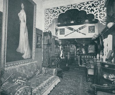 Sandow Institute、c1898のレセプションルームの1つ 作： Unbekannt