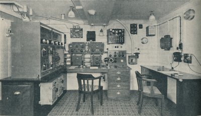 近代的なライナーのワイヤレスキャビンの1つ、1936 作： Unbekannt