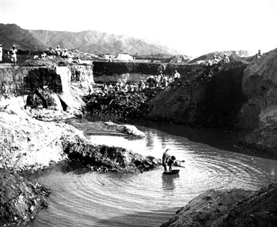 露天掘り鉱山、韓国、1900 作： Unbekannt
