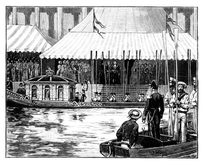 ロンドン石炭取引所、王立行列、カスタムハウスキー、ロンドン、c1888のオープニング 作： Unbekannt