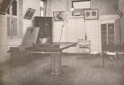 メディコリーガルサービスの手術室、1914年 作： Unbekannt