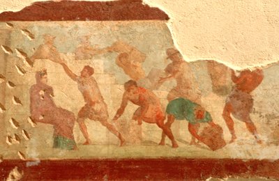 ローマの起源、伝説のトロイの木馬、紀元1世紀 作： Unbekannt