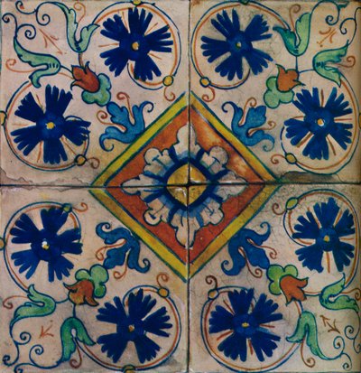 装飾用のオランダのタイル、イタリアの影響、c1600 作： Unbekannt