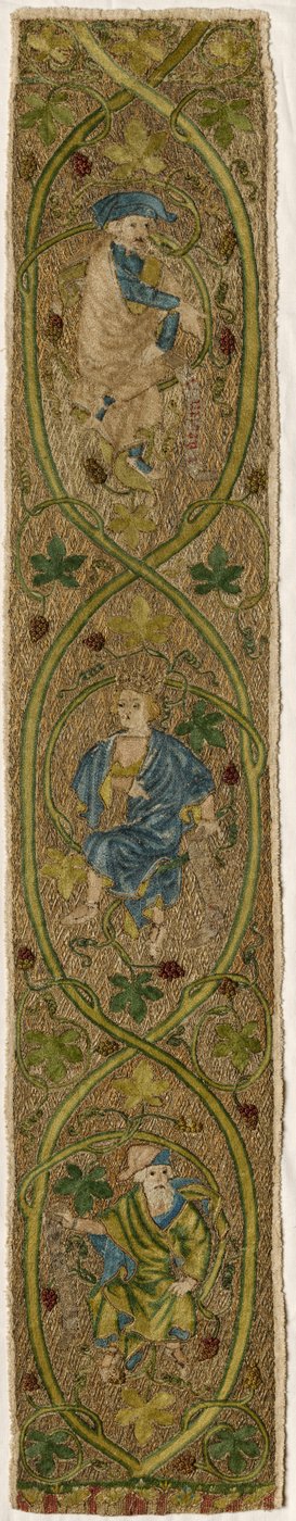 Orphrey Band：The Tree of Jesse、c。 1350。 作： Unbekannt