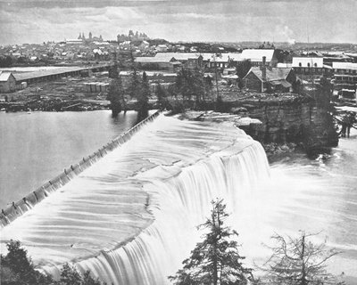 カナダ、オタワ、リドー滝、c1900。 作： Unbekannt