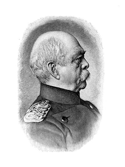 オットーフォンビスマルク、ドイツの政治家、1885年 作： Unbekannt