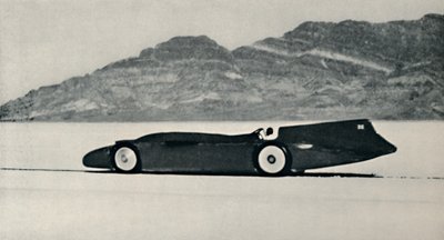 1937年にユタ州ボンネビルのソルトフラットで時速300マイル以上 作： Unbekannt