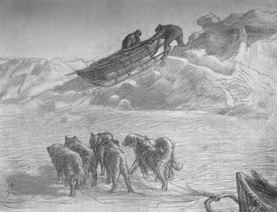 難しいマウンドの上。 1895年、1897年4月 作： Unbekannt