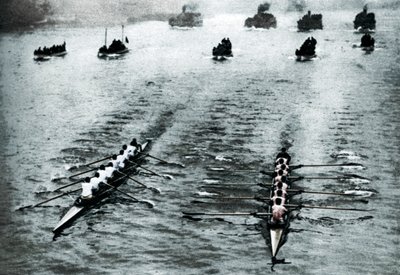 オックスフォードとケンブリッジのボートレース、ロンドン、1926-1927。 作： Unbekannt