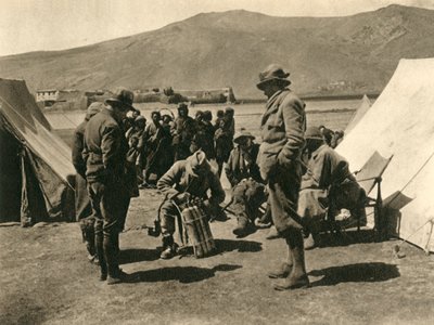 キャンプでの酸素ドリル、c1918-c1939。 作： Unbekannt