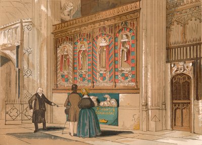 ペインテッドスクリーン、セントジョージチャペル、c1845、1864 作： Unbekannt
