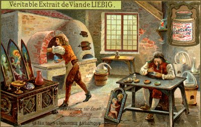 17世紀のエナメル絵付け、c1900 作： Unbekannt
