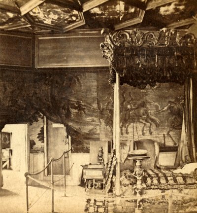 ホリールード宮殿。クイーンメリーズの寝室、c1912。 作： Unbekannt