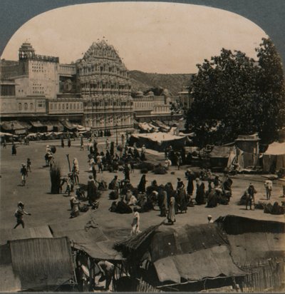 シヴァ寺院、ジェイポア、インド、1902年からの風の宮殿 作： Unbekannt