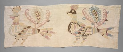 パネル、シーツの断片、1700年代。 作： Unbekannt