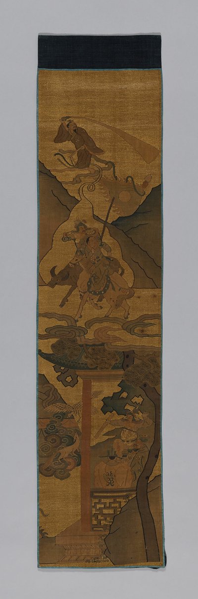パネル ファニッシング ファブリック、中国、清 dynasty1644-1911、18001900。 作： Unbekannt