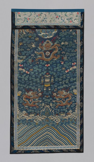 パネル ファニッシング ファブリック、中国、清王朝 1644-1911、18751900。 作： Unbekannt