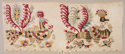 パネル、おそらくスカートから、1800年代。 作： Unbekannt