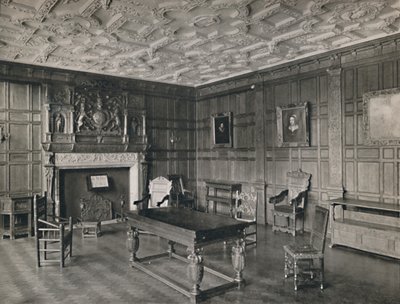 ブロムリーバイボウ、1927年の旧宮殿のパネル張りの部屋 作： Unbekannt