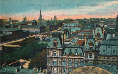 八橋のパノラマ、パリ、c1920 作： Unbekannt