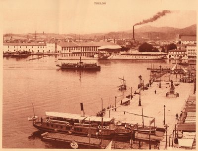 1930年のトゥーロンでのQualのパノラマ。 作： Unbekannt