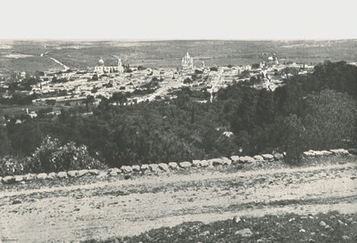 市のパノラマ、サンミゲルデアジェンデ、メキシコ、1895年。 作： Unbekannt