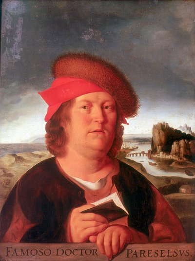 パラケルスス アラケルスス 1493-1541、スイス生まれのドイツ人医師、錬金術師 作： Unbekannt