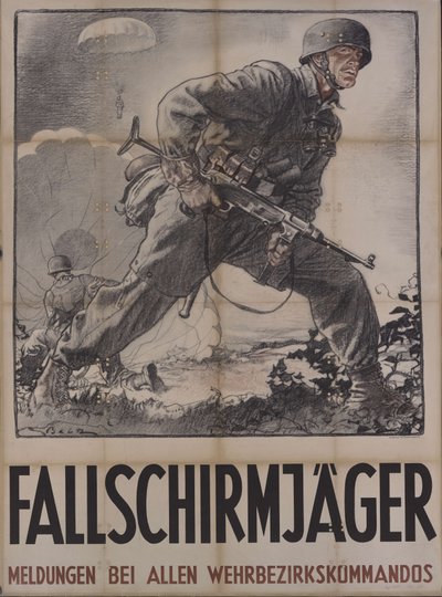落下傘兵、1942年 作： Unbekannt