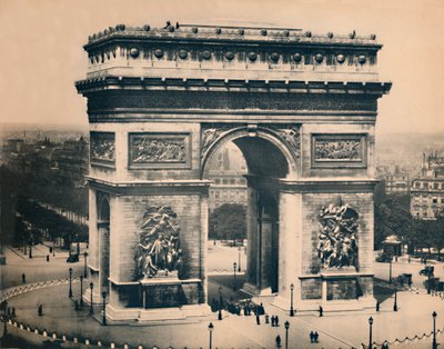 パリ。 -凱旋門。 -LL、c1910。 作： Unbekannt